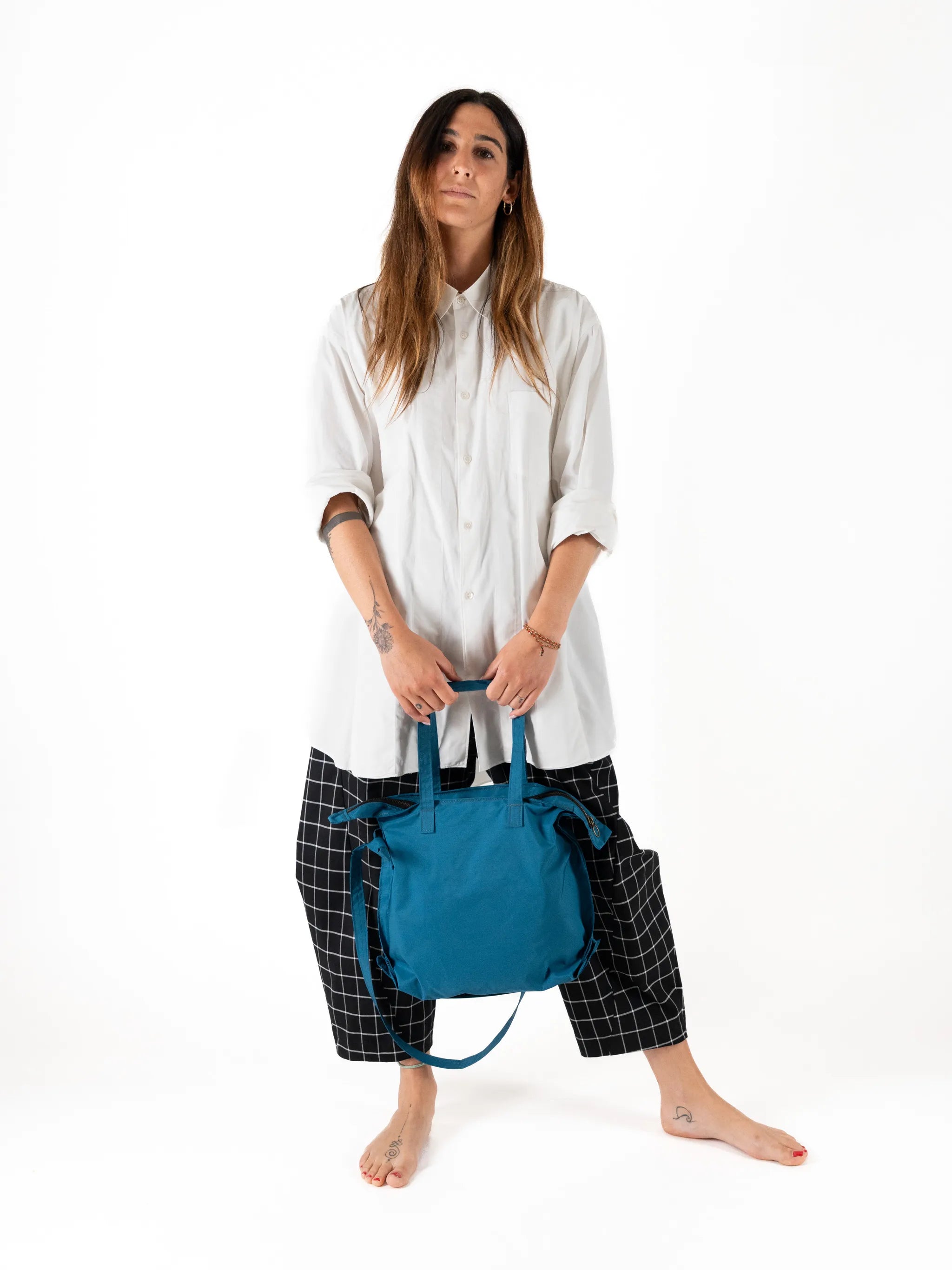 borsa PU10P blu